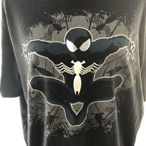Spider-Man Marvel black t-shirt XL vintage  look